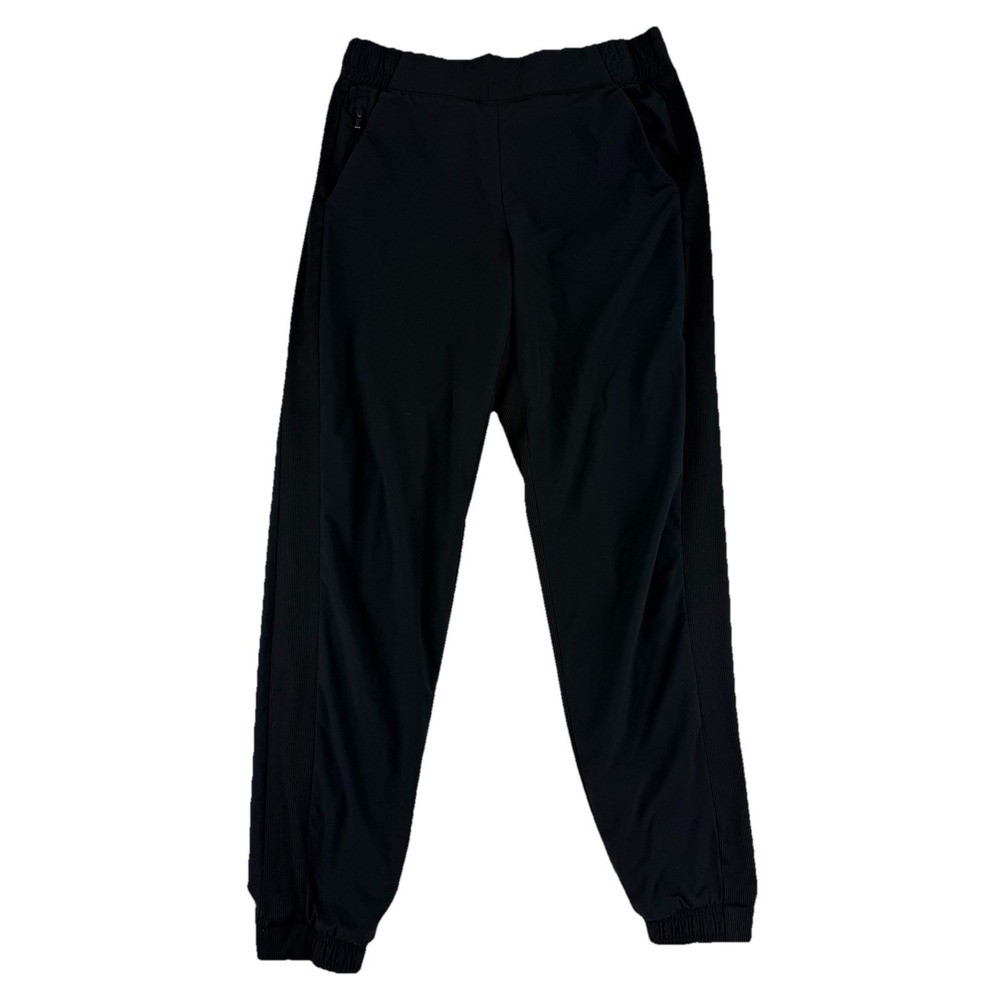 Athleta Womens Brooklyn Jogger Ankle Pants Size 2 Lined Black High Rise V/305514